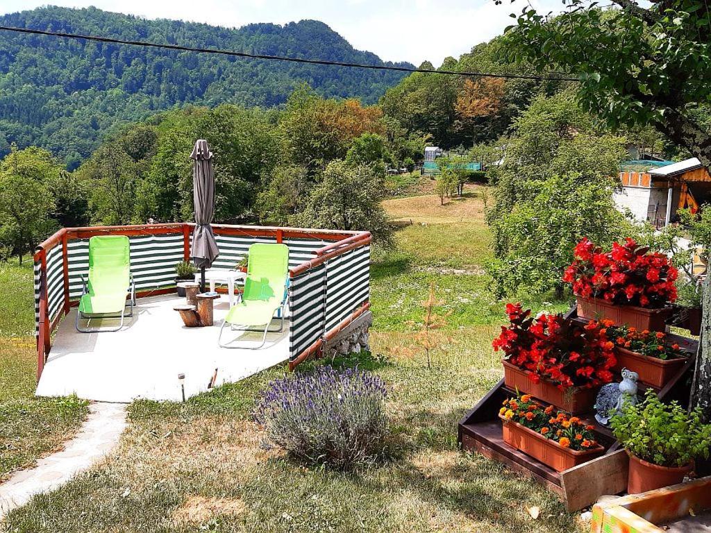 Apartamento Hisa Planica Kobarid Exterior foto